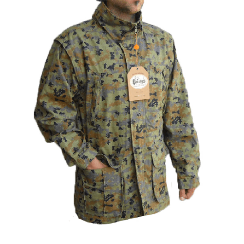 Parka giacca a vento caccia pesca militare sportiva uomo cappuccio Vegetato L